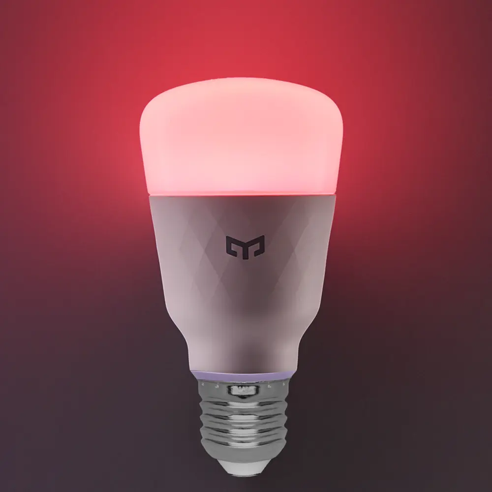 Лампа умная светодиодная Yeelight E27 200-240 В 10 Вт груша матовая 800 лм регулируемый цвет света RGBW для диммера 89193415 STLM-2194174  - Вид №9
