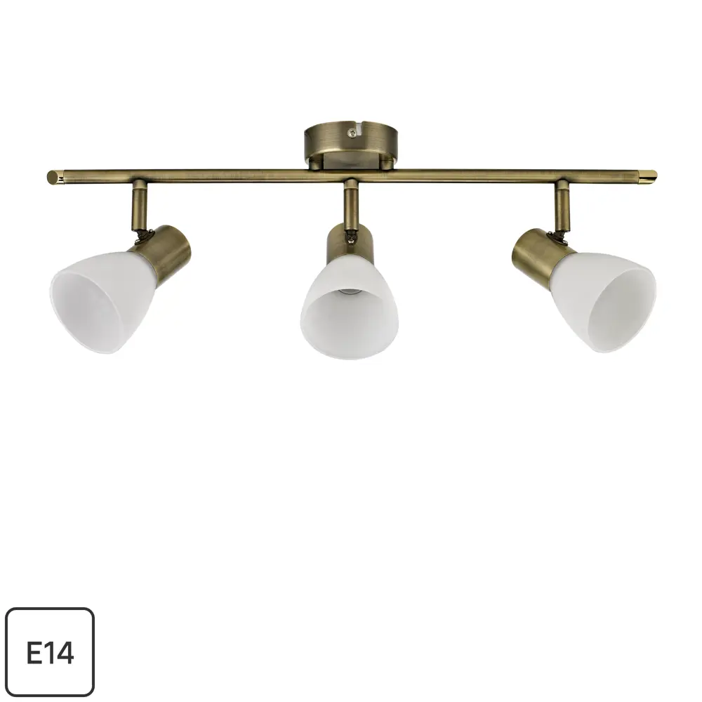 Поворотный спот Inspire City на 3 плафона в стиле античная бронза 82389955 STLM-0026210