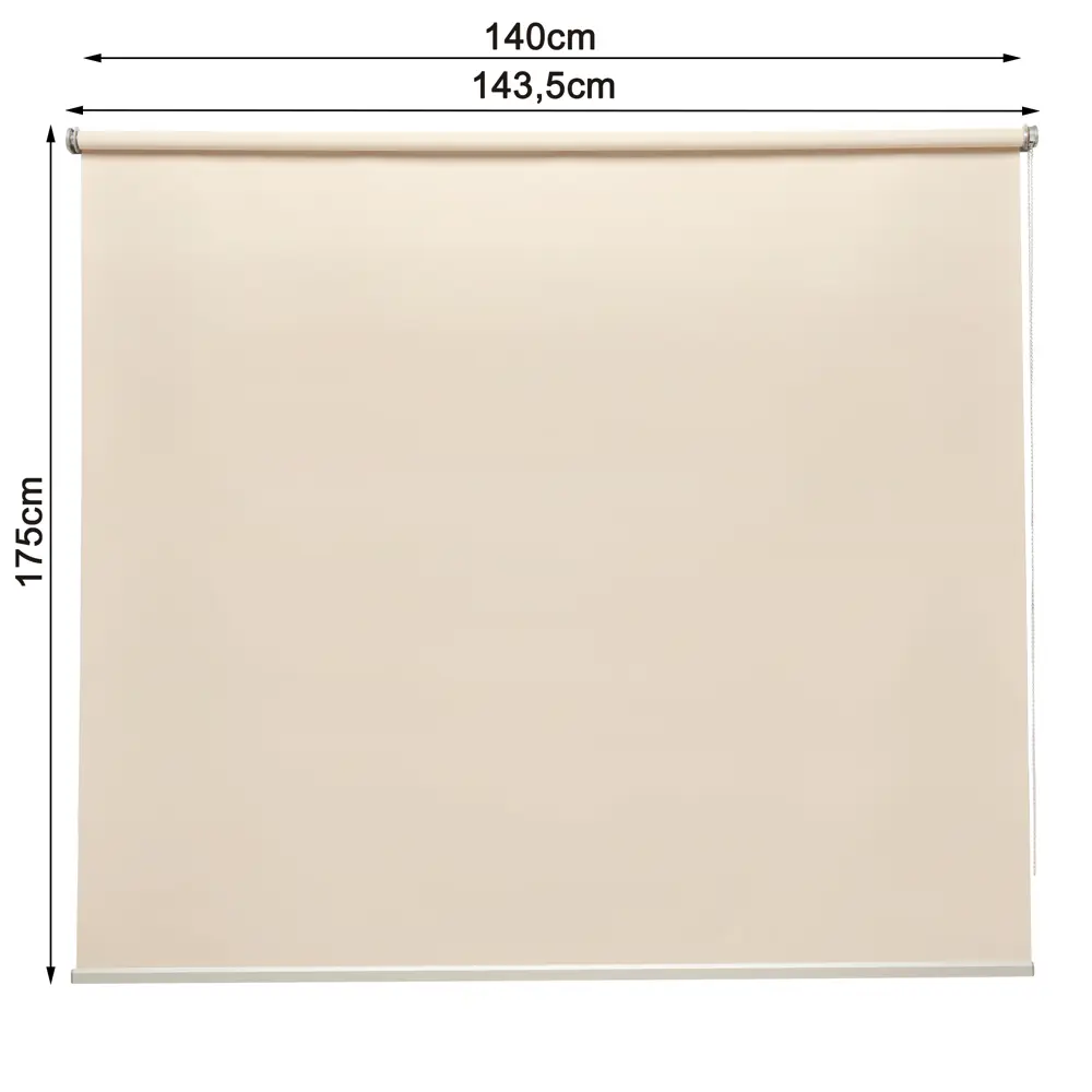 82689408 Штора рулонная блэкаут Inspire Belem 140x175 см светло-бежевая Trench 6 STLM-0034099 - Вид №7