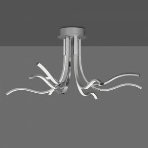 Подвесная светодиодная люстра Mantra Corinto 6105 MANTRA ДИЗАЙНЕРСКИЕ, CORINTO 137950 Серебро