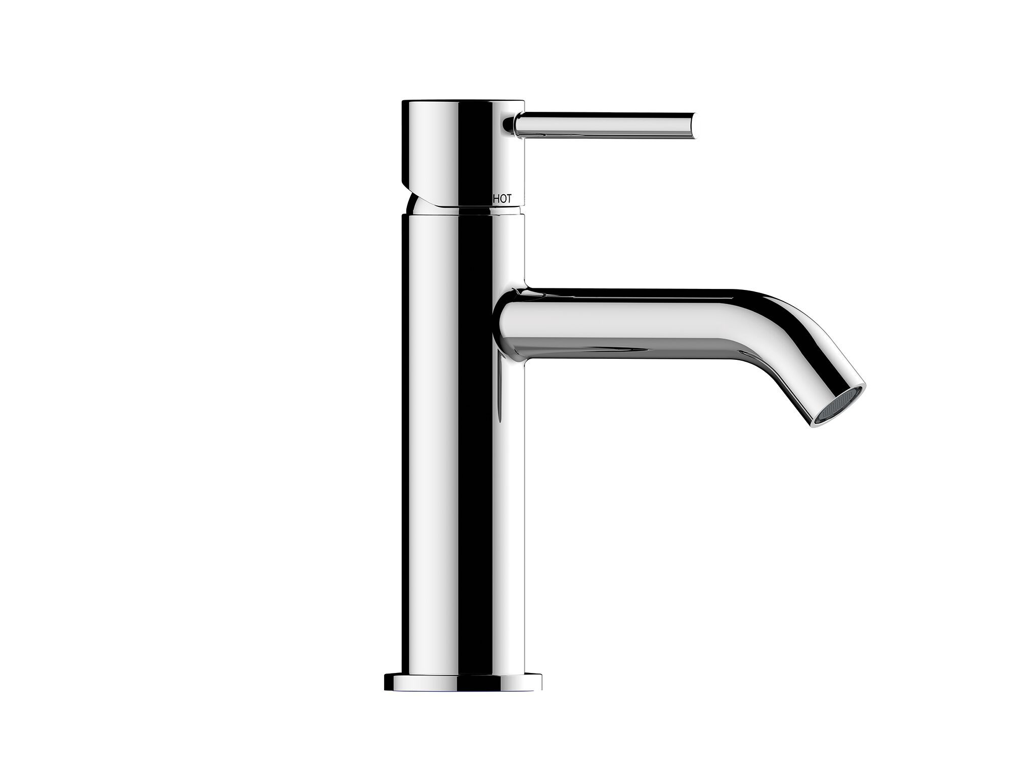 Смеситель для раковины из хромированной латуни Bossini Teo ARCH-00097786