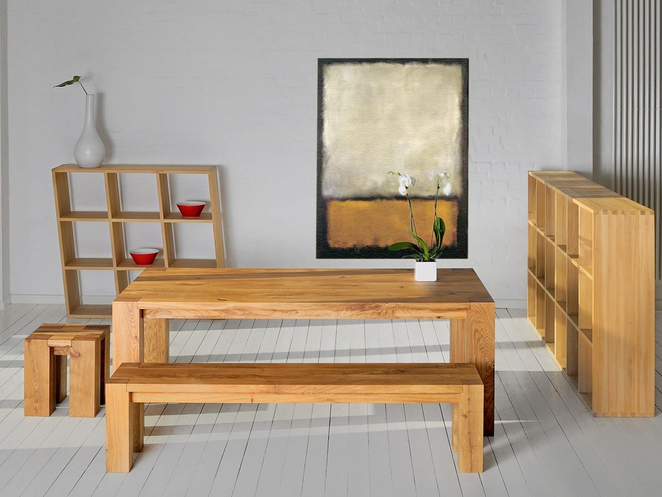 Раздвижной стол из массива дерева Vitamin Design ARCH-00145526 - Вид №4