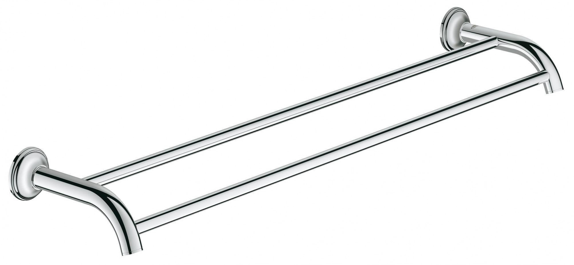 Двойной держатель для полотенца GROHE Essentials Authentic, хром (40654001)
