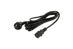 18303001 Кабель питания евровилка - IEC-320-C13, 220V, сечение 3x0.50мм2, 3м PC205-30A 5Bites