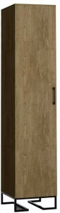 29484 Шкаф одностворчатый Loft 45 см Дуб Табак R-HOME
