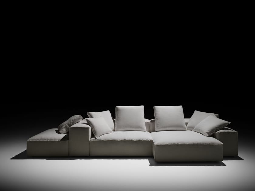 Модульный тканевый диван с полуостровом Twils T-Pad ARCH-00131572