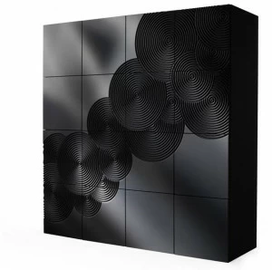 ALBEDO Буфет из лакированной мдф с распашными дверцами Gong