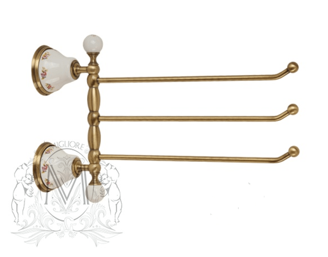 Полотенцедержатель тройной поворотный MIGLIORE Provance Ml.PRO-60.554.CR, цвет хром  - Вид №1