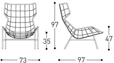 Varaschin Кресло Bergere из ткани Summer set sun-id-1438603 - Вид №8