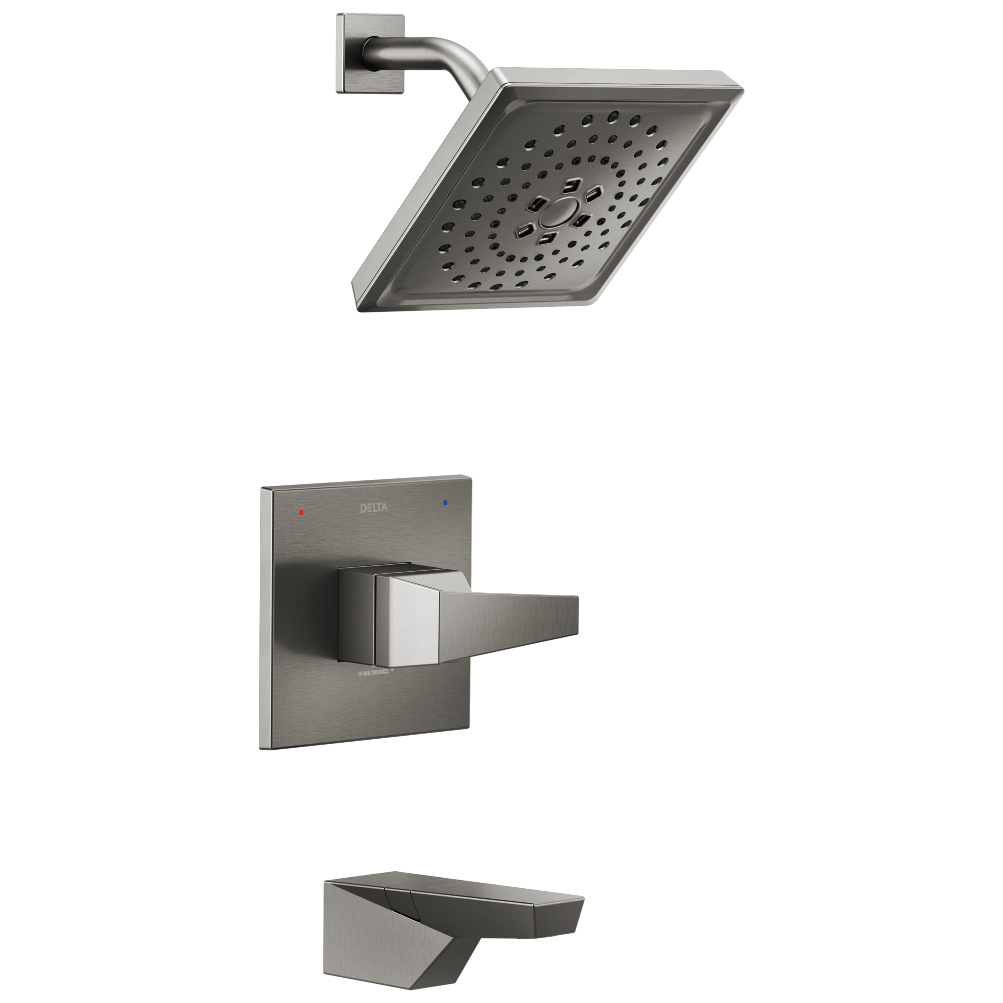 T14443-KS Для ванны и душа Monitor 14 Series Delta Faucet Trillian Черный нержавеющий 