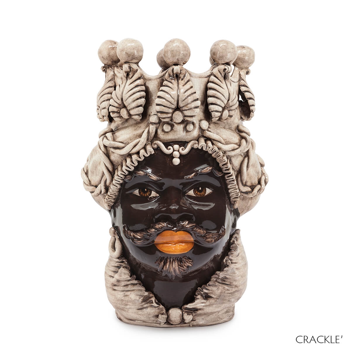 200655,9 ABHIKA ВАЗА МУЖСКАЯ МОРО БОЛЬШАЯ BLACK 200655.9 - Вид №4