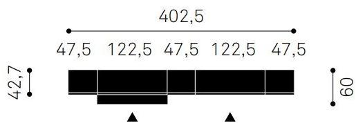 Caccaro Гардероб со столом и витриной Roomy sun-id-1485125 - Вид №2