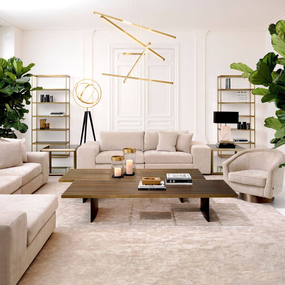 Металлический светодиодный подвесной светильник Eichholtz KIMPTON ARCH-00095589 - Вид №1