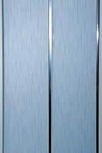 Панель ПВХ Штрих голубой софитто "2" 200мм