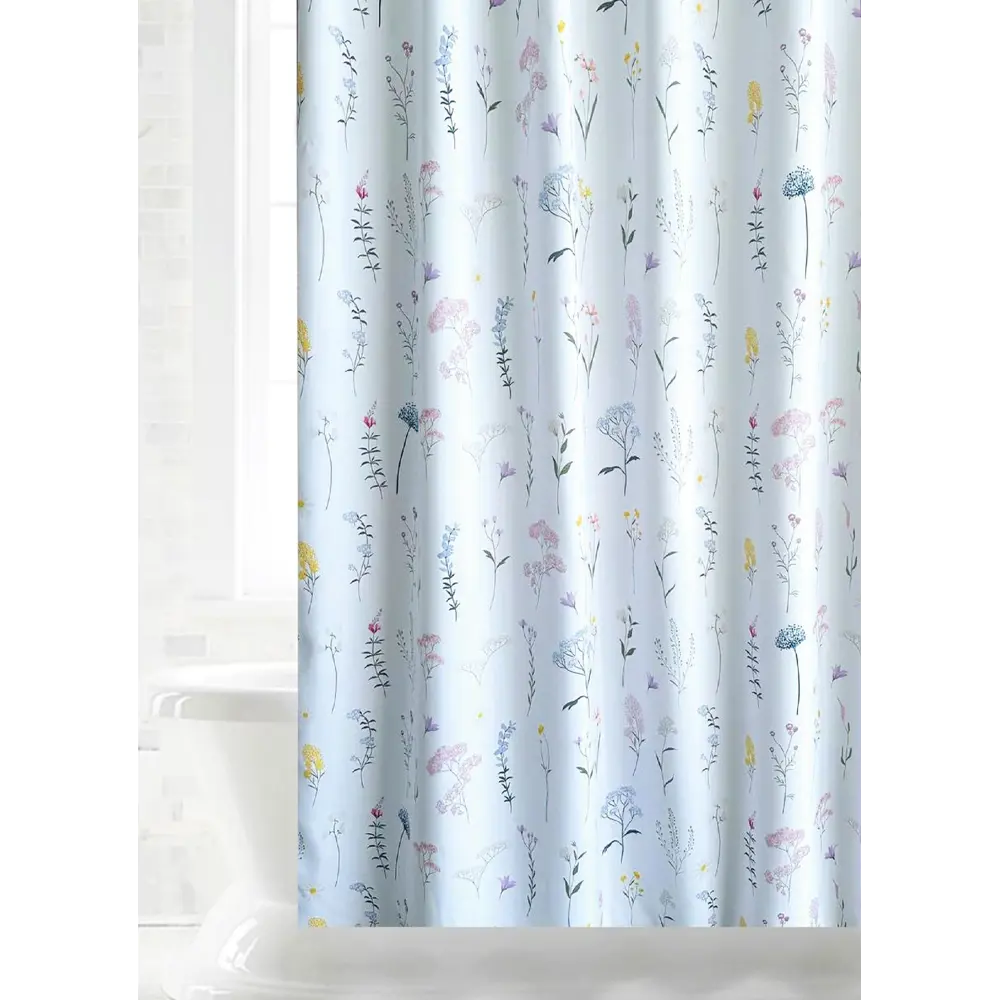 Штора для душа Primanova Flowers - элегантная защита от брызг 89381079 STLM-1578560