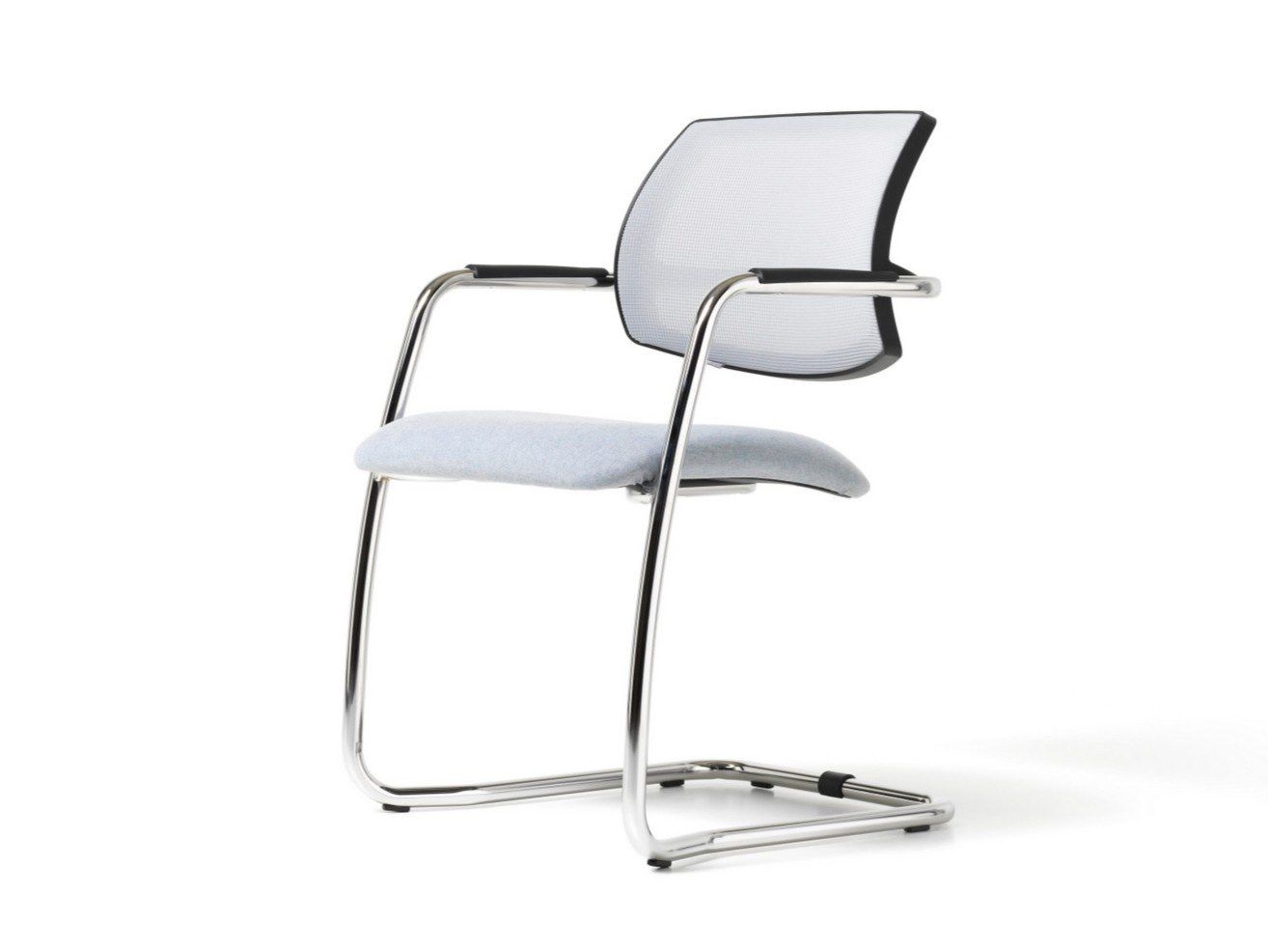 Тканевый консольный стул с подлокотниками для залов ожидания Diemme Social ARCH-00081819 - Вид №1