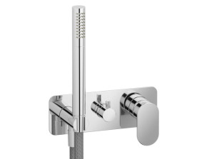 Однорычажный встраиваемый смеситель для душа с ручным душем