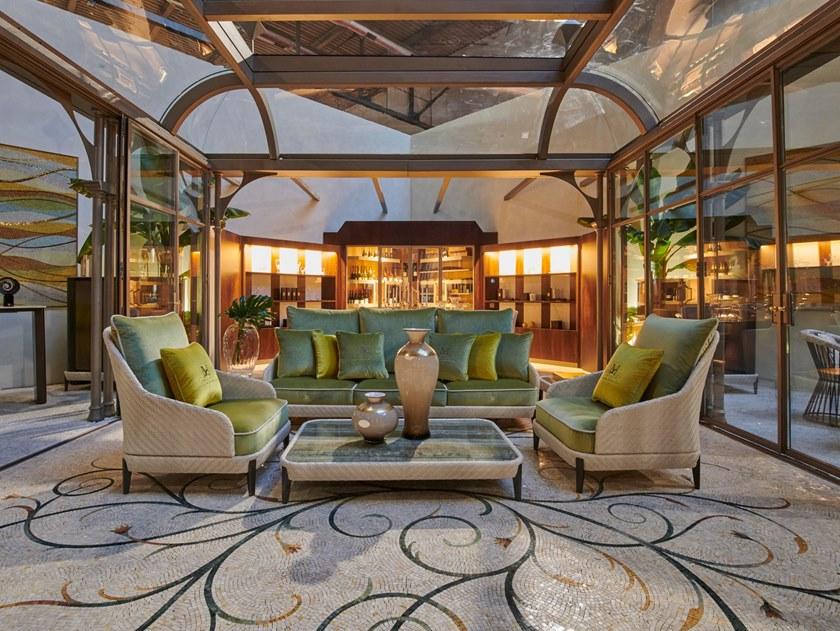 Samuele Mazza Outdoor Низкий садовый стол из смолы Aralia sun-id-1490493 - Вид №2