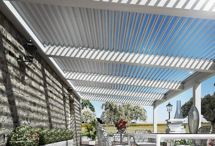 DIRELLO Биоклиматический козырек от солнца с регулируемыми жалюзи sun-id-1419809 - Вид №1