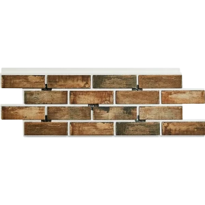 Термопанель рядовая Мосстрой-31 Brick Stone палевый 118x41x5 см 89319001 STLM-2016851