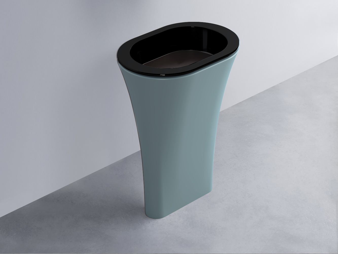 AMLA65-N+AMPILO-LV+AMCOLO-PL Раковина Amedeo Ovale отдельностоящая cielo Enjoy + Amedeo Ceramica Cielo