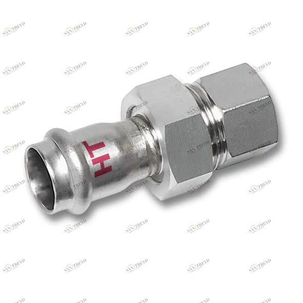 698330GMVA281 SANHA 98330GMVA пресс-фит. нерж.сталь, резьб.соед.ВР,плоск.упл. 28x1 мм 