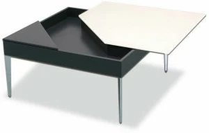 Ronald Schmitt Дизайнерский журнальный столик с журнальной полкой для гостиной  K451