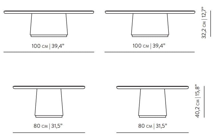 Деревянный низкий квадратный журнальный столик для гостиной Wewood Amos ARCH-00024447 - Вид №20