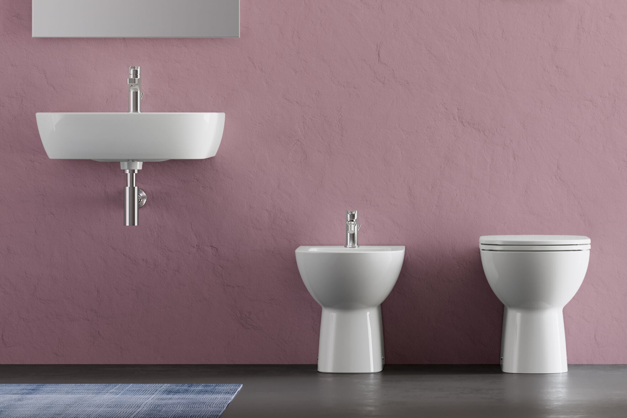 Керамическая одиночная подвесная раковина с переливом Ceramica Dolomite Gemma2 ARCH-00083185 - Вид №3