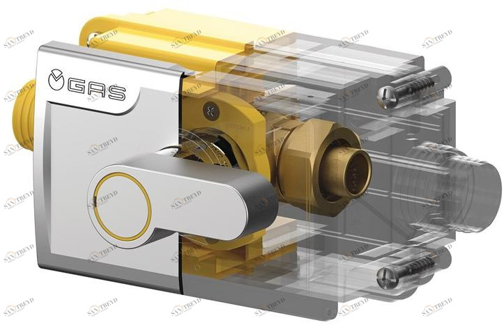 TECO Встроенный газовый запорный вентиль с рычагом K2 sun-id-1461825