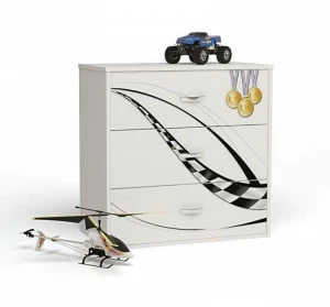 Комод ABC-KING Formula , белая,