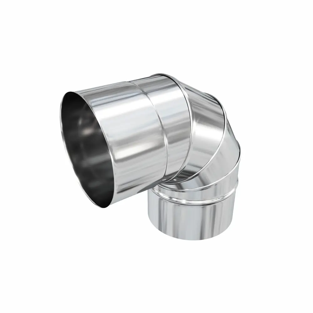 Отвод для дымохода Коракс D135 220x135 мм нержавеющая сталь 0.5 мм STLM-2148936