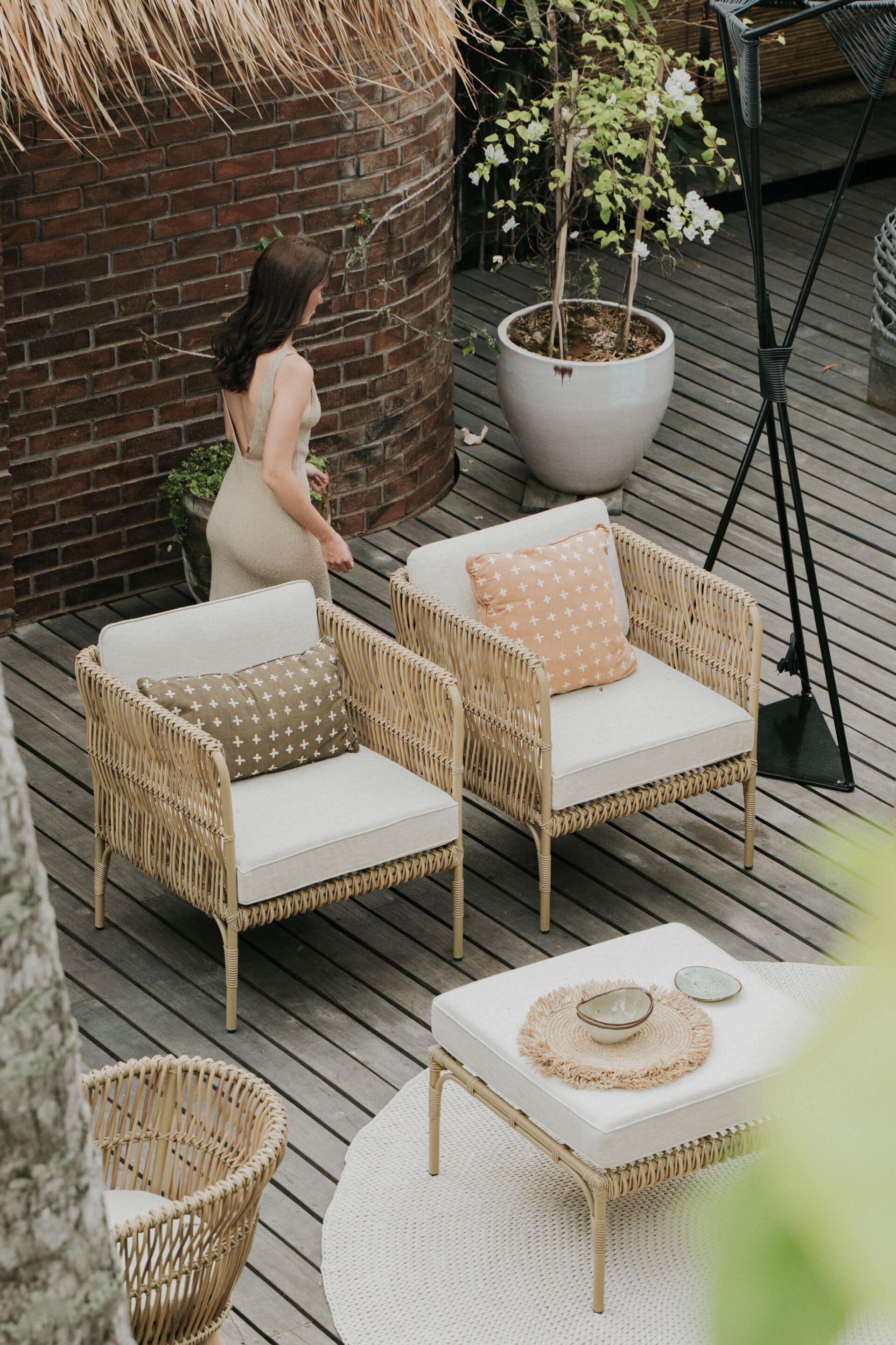 Синтетическое волокно сад стул с подлокотниками cbdesign Sierra ARCH-00088138 - Вид №3