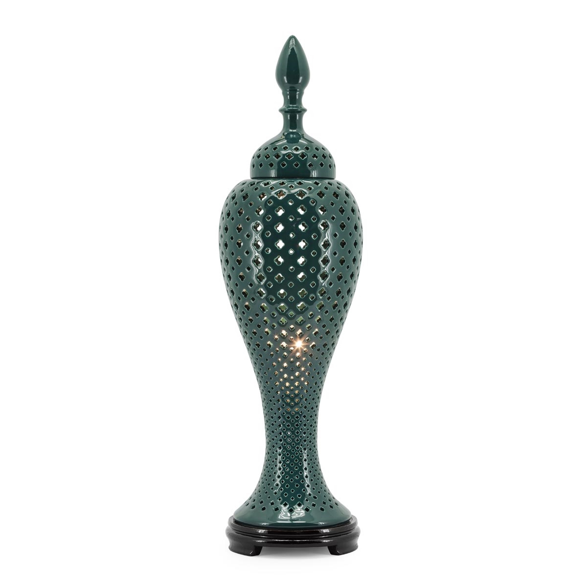 500247-02 ABHIKA СВЕТИЛЬНИК MING CROSS SILVER  - Вид №1