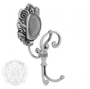 Крючок двойной MIGLIORE Cleopatra ML.CLE-60.704.CR с завитком хром