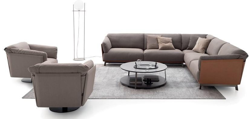 Ditre Italia Модульный угловой диван из ткани Kailua sun-id-1408519 - Вид №1