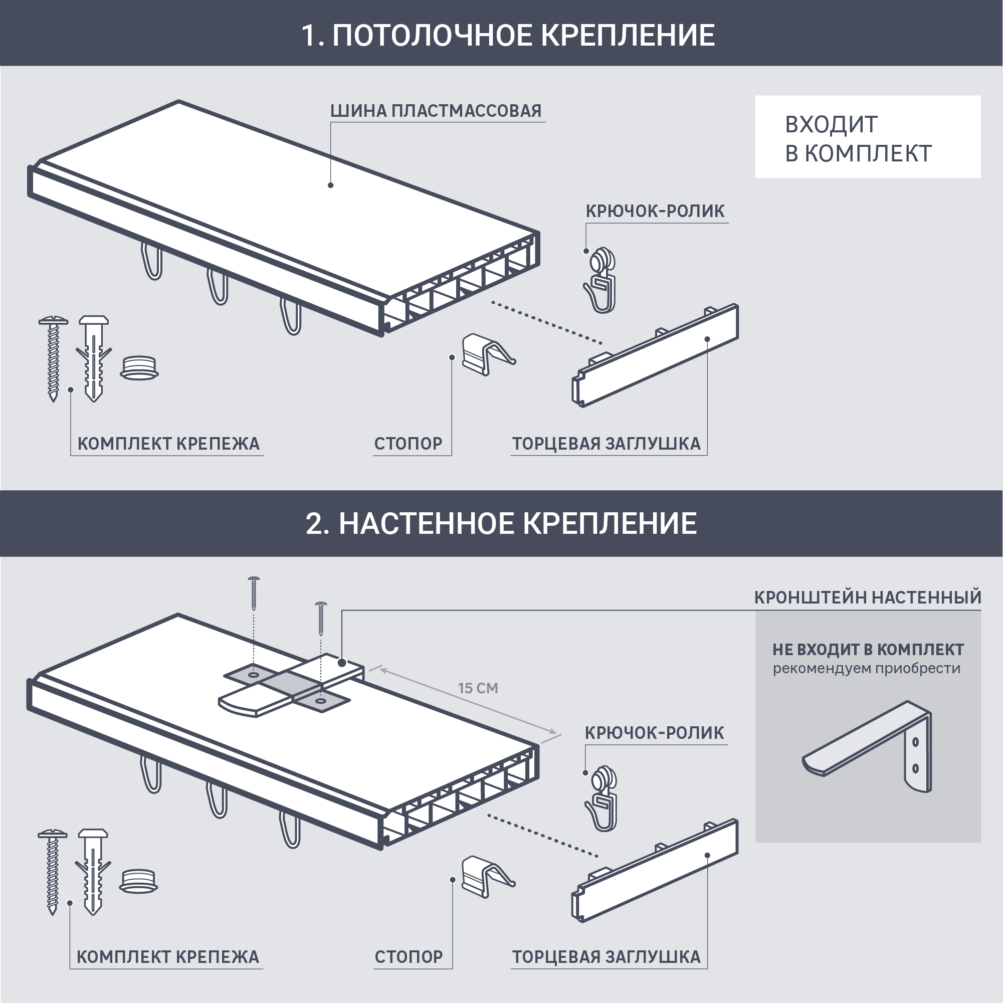 Двухрядный карниз Legrand Флора с орнаментом, цвет корень ореха 84872030 STLM-0056794 - Вид №3