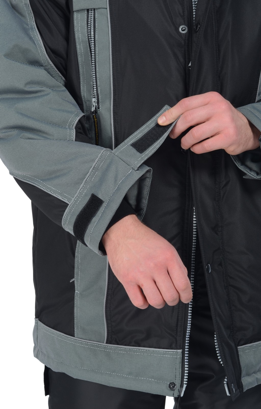 63111 Куртка "Ультра" зимняя черная  Зимняя спецодежда  размер 60-62/170-176  - Вид №14