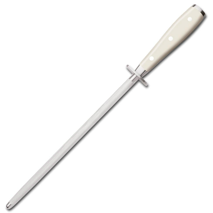 Набор кухонных ножей Ikon Cream White: 6 шт., мусат, ножницы, на деревянной подставке WUESTHOF W9879WUS - Вид №8