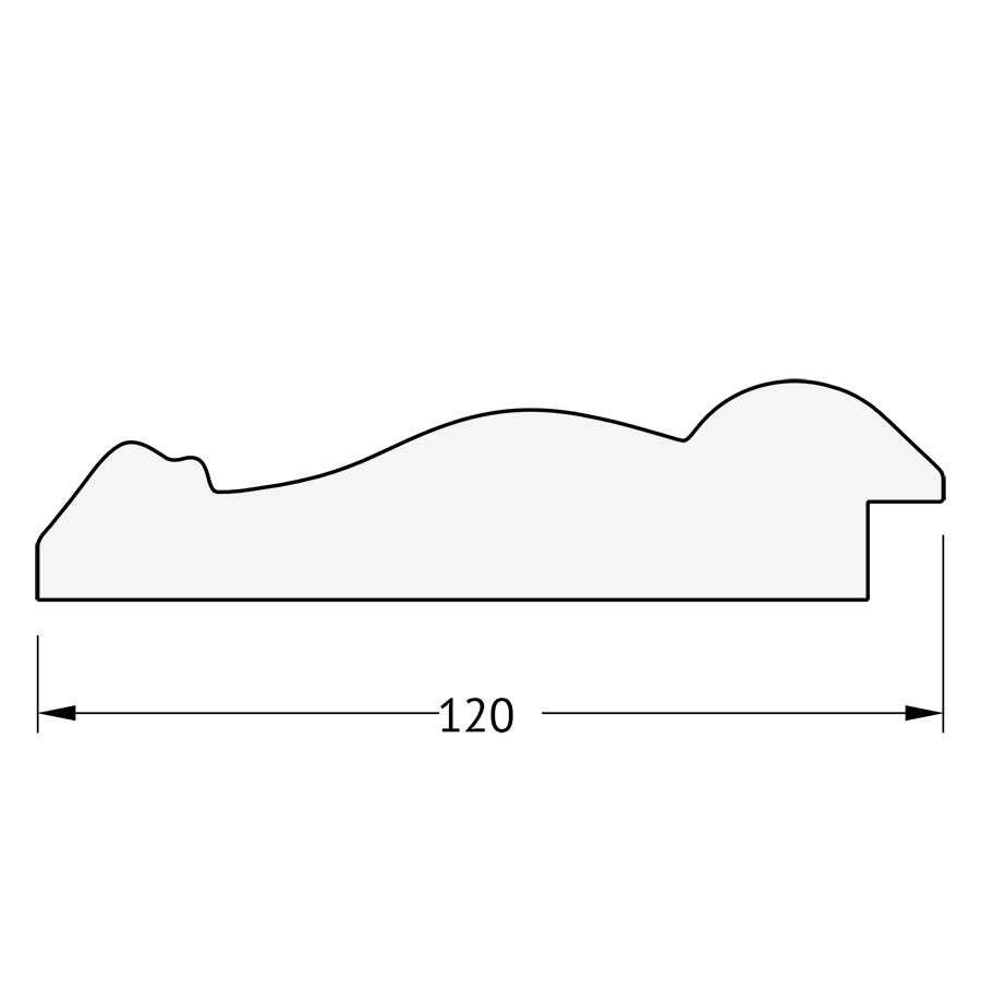 BY 3671 Зеркало в багетной раме - состаренное серебро с орнаментом 120 mm EVOFORM Octagon - Вид №3