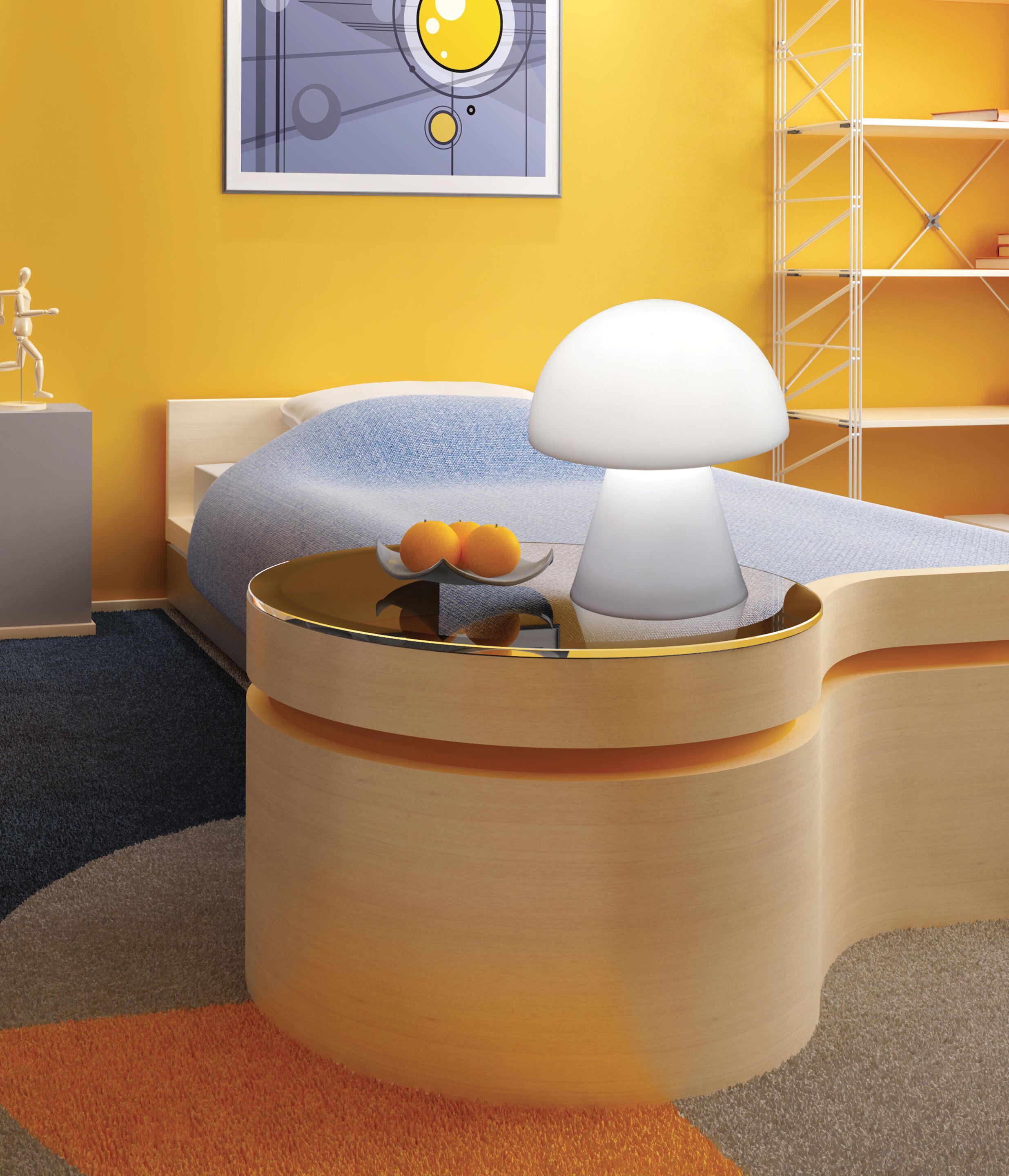 Светодиодный напольный светильник из полиэтилена Kloris Jelly ARCH-00111644 - Вид №3