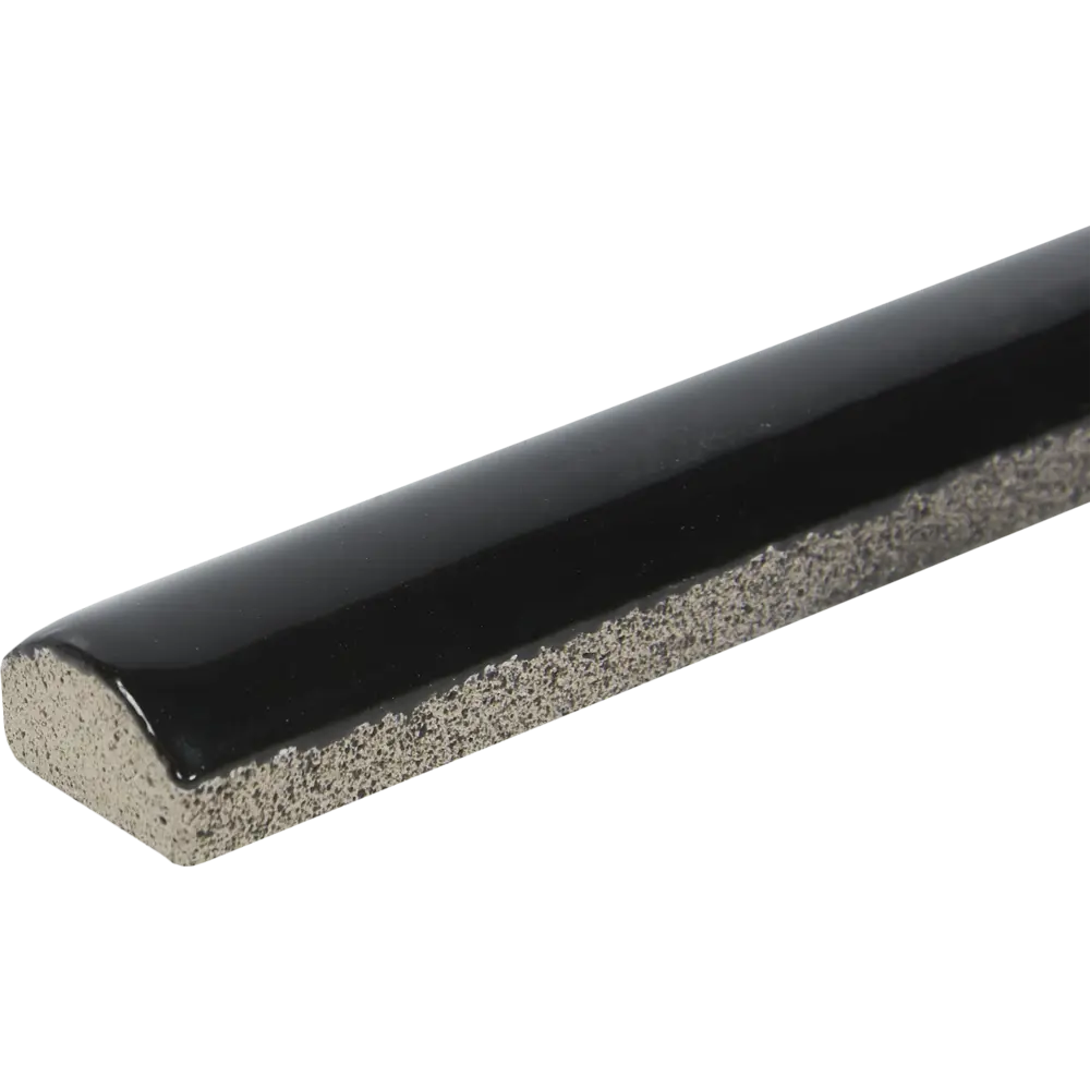Kerama Marazzi Бордюр-карандаш чёрный глянцевый 20×1,5 см для элегантного зонирования 82005217 STLM-0946869 - Вид №4