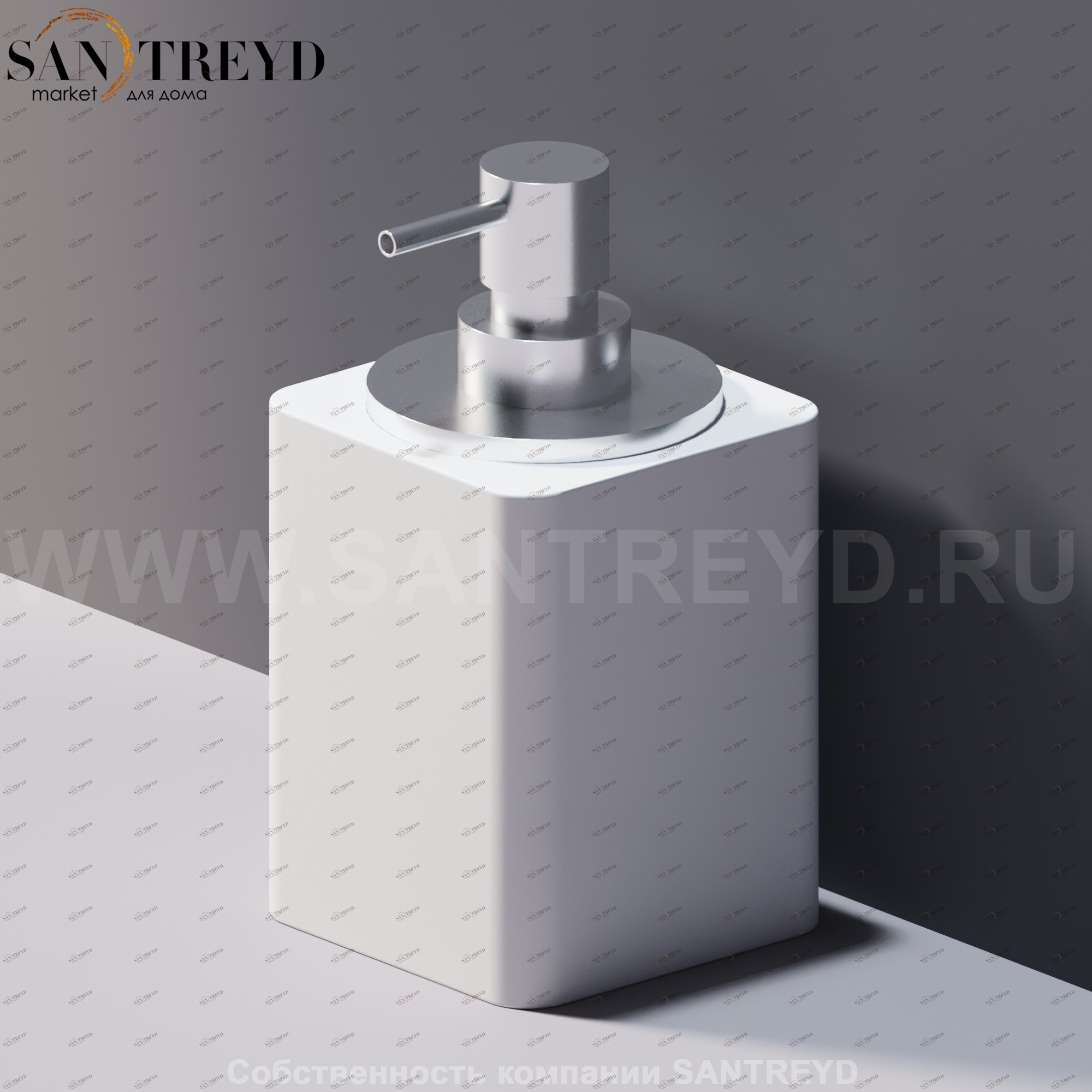 Agape SURF Диспенсер для жидкого мыла белый ACOM633ZSP