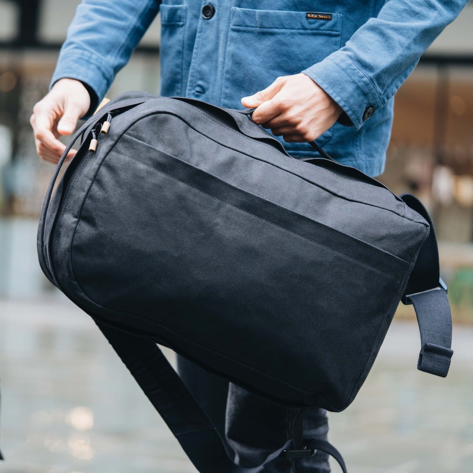 W301BLA-CHA-BRA Everyday Pack 21L - Древесный уголь / Латунь Wingback  - Вид №21