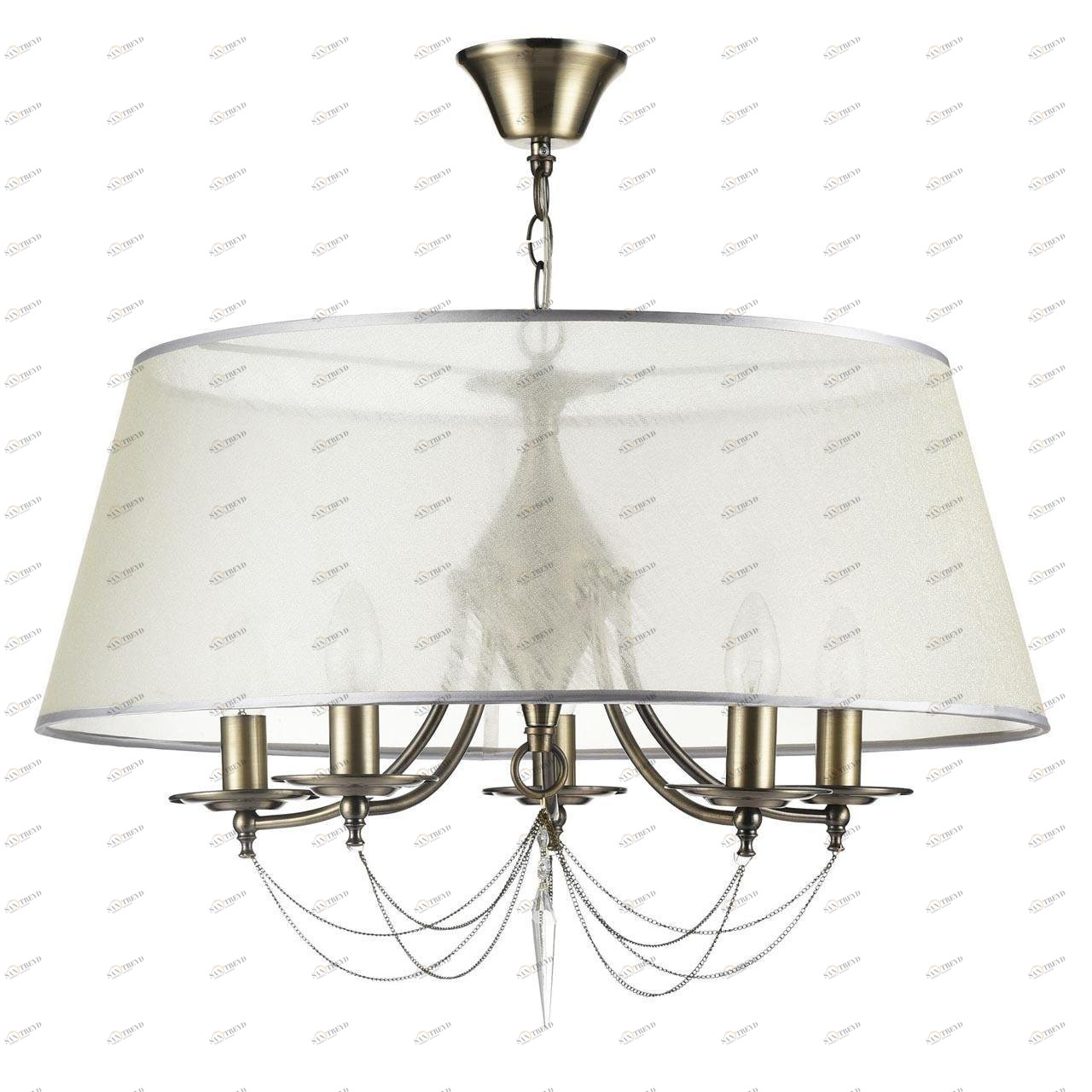 Подвесная люстра Freya Garcia FR2908-PL-05C-BZ FREYA GARCIA 186733 Белый 