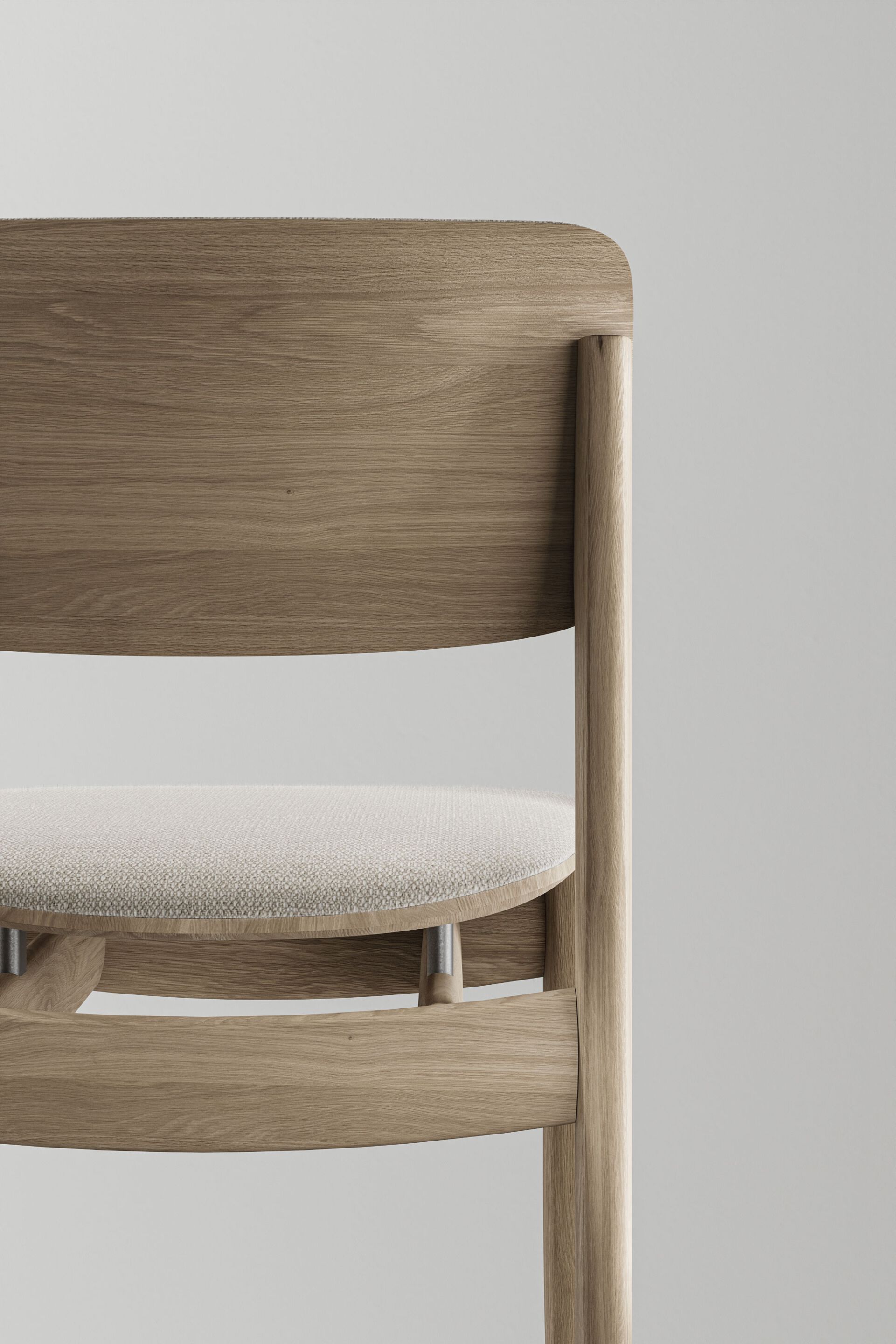 Мягкий стул с дубовой рамой District Eight лук ARCH-00099922 - Вид №14
