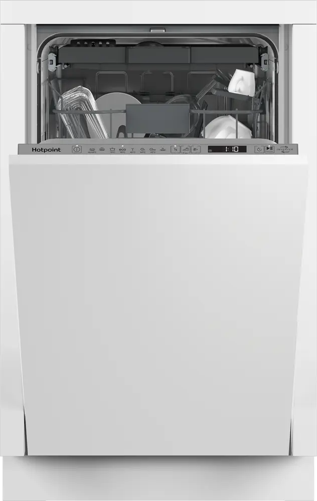 88944100 Встраиваемая посудомоечная машина Hotpoint HIS 2D86 D 45 см 8 программ цвет нержавеющая сталь STLM-0869945