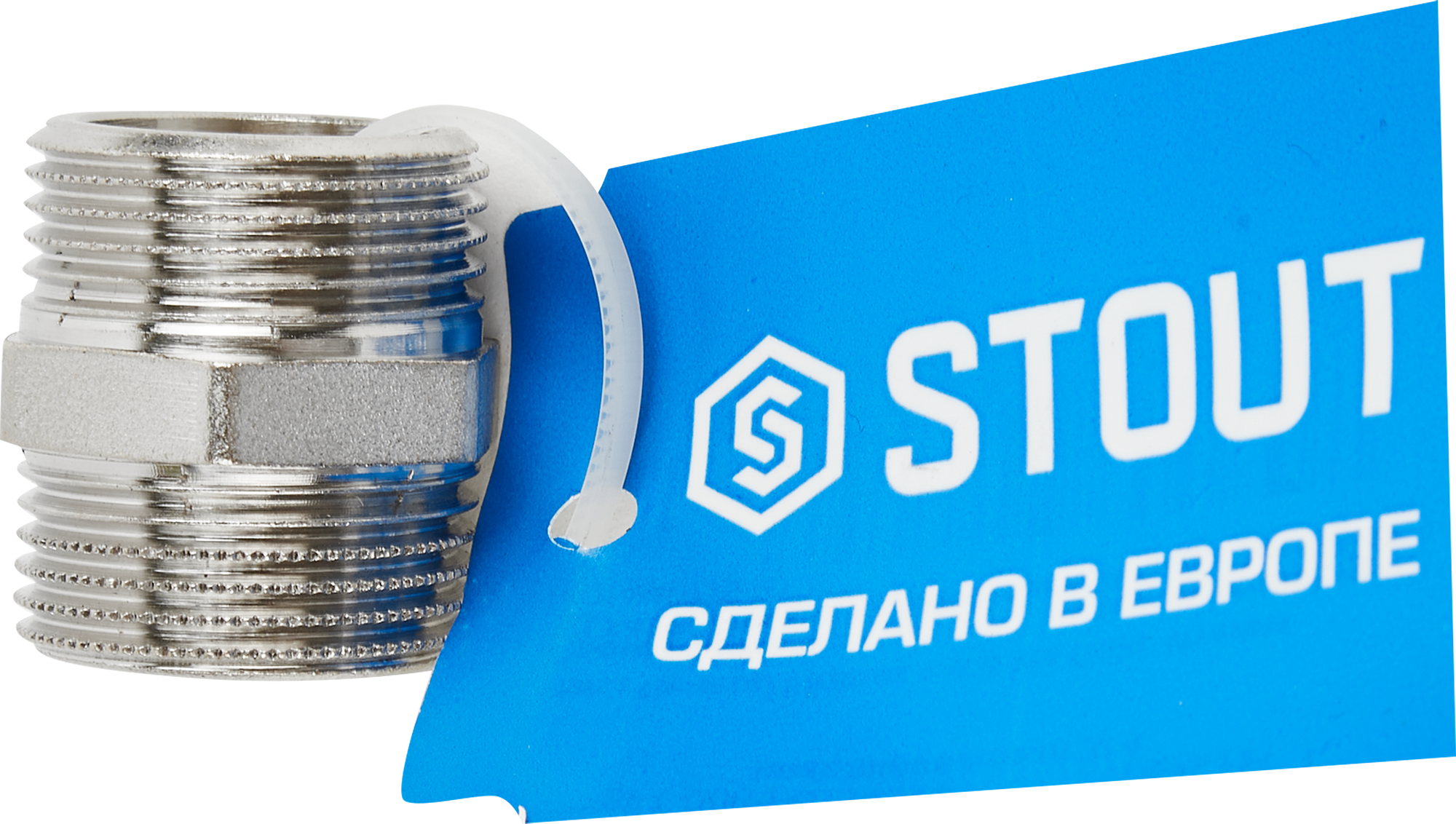 Ниппель STOUT 3/4" для водопроводных систем 82238821 STLM-0022625 - Вид №2