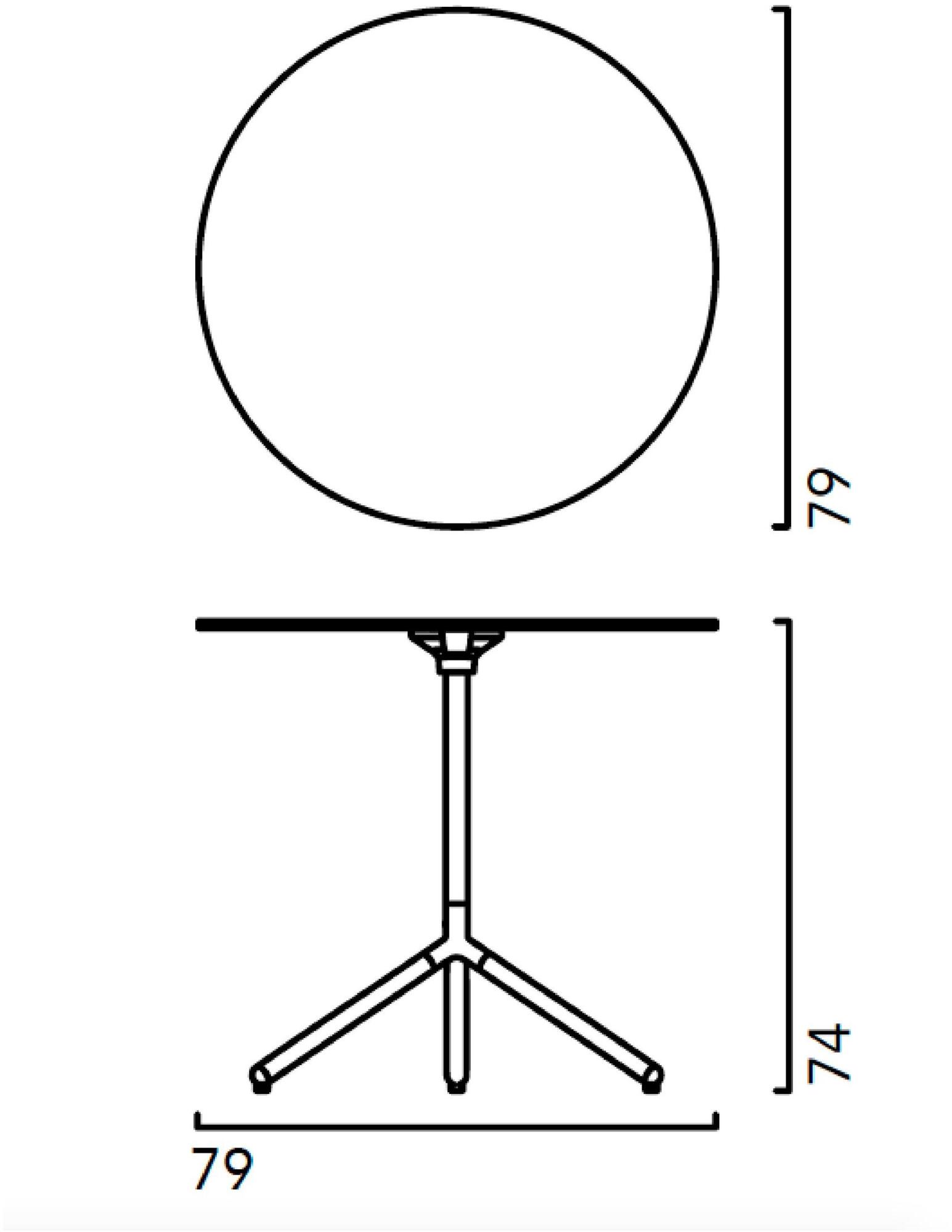Crassevig Круглый стол со складной столешницей Nett sun-id-1483684 - Вид №4