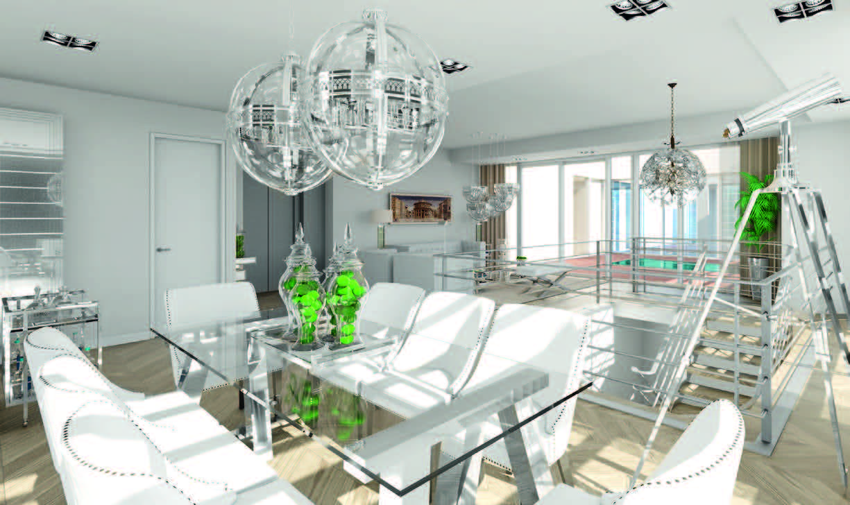 Стул белый обеденный Bermuda от Eichholtz EICHHOLTZ  247270 Белый  - Вид №1